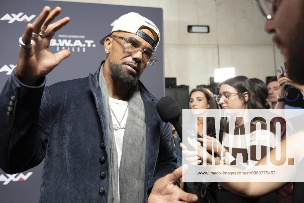 Shemar Moore attends the S.W.A.T. Exiles premiere at Palacio de la Prensa in Madrid. Madrid Spain - ZUMAs197 20261006_aaa_s197_214