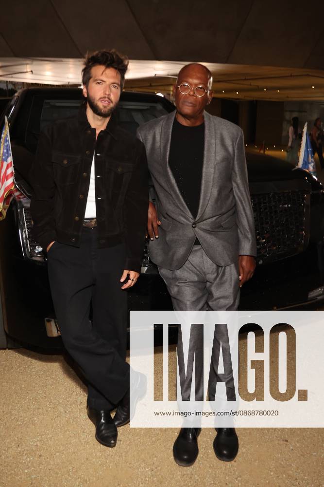 Los Angeles CA Oct 6: Guy Burnet and Samuel L. Jackson at the film Premiere of The Beast on October6, 2026 Credit: USA - ZUMAa123 20261006_zaa_a123_160