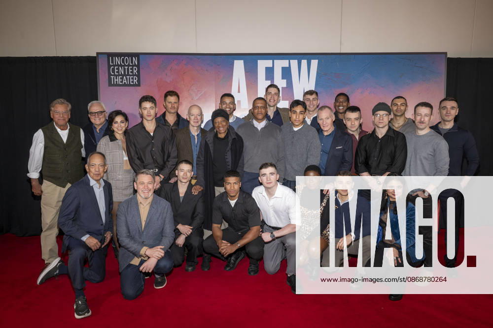 The cast and creative team of A Few Good Men on Broadway attend a press conference at the Vivian Beaumont Theater at Lincoln Center in New York. 6 October 2026 New York USA - ZUMAa265 20261006_zep_a265_050