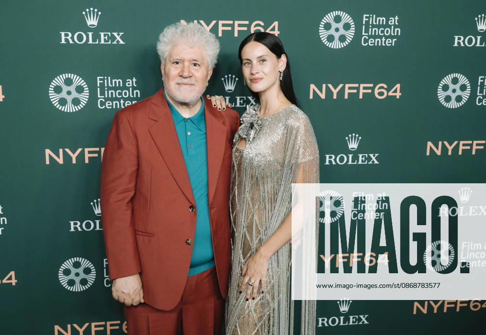 Pedro Almodovar and Milena Smit attend the 64th New York Film Festival Pedro AlmodovarÃ¢â‚¬â ¢s Bitter Christmas U.S. Premiere. Held at Alice Tully Hall at Lincoln Center in New York. Dinara Khairova Zuma Press. October 6, 2026. Brooklyn United States - ZUMAp281 20261006_zea_p281_001