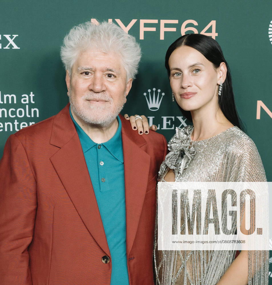 Pedro Almodovar and Milena Smit attend the 64th New York Film Festival Pedro AlmodovarÃ¢â‚¬â ¢s Bitter Christmas U.S. Premiere. Held at Alice Tully Hall at Lincoln Center in New York. Dinara Khairova Zuma Press. October 6, 2026. Brooklyn United States - ZUMAp281 20261006_zea_p281_004