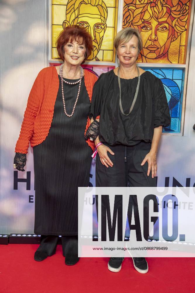 ABB HEIMSUCHUNG: Regina Ziegler and Jenny Erpenbeck appear on the red carpet at the German premiere of Volker Schloendorff s film *Heimsuchung* at Kino International on October 6, 2026, in Berlin, Germany