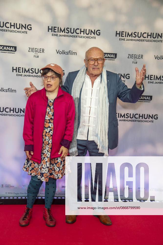 ABB HEIMSUCHUNG: Nelle Winkler and Volker Schloendorff appeared on the red carpet at the German premiere of Volker Schloendorff’s feature film *Heimsuchung* at the Kino International on October 6, 2026, in Berlin, Germany