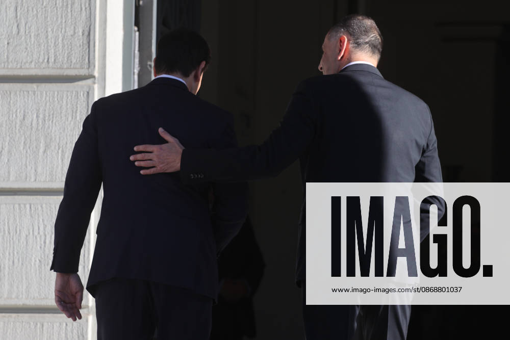 Greek Foreign Minister Giorgos Gerapetritis meets US Secretary of State Marco Rubio in Athens ATHENS, GREECE - OCTOBER 7: Greek Foreign Minister Giorgos Gerapetritis meets with US Secretary of State Marco Rubio at the Ministry of Foreign Affairs in Athens, Greece on October 7, 2026. Ayhan Mehmet Anadolu Athens Greece. Editorial use only. Please get in touch for any other usage.