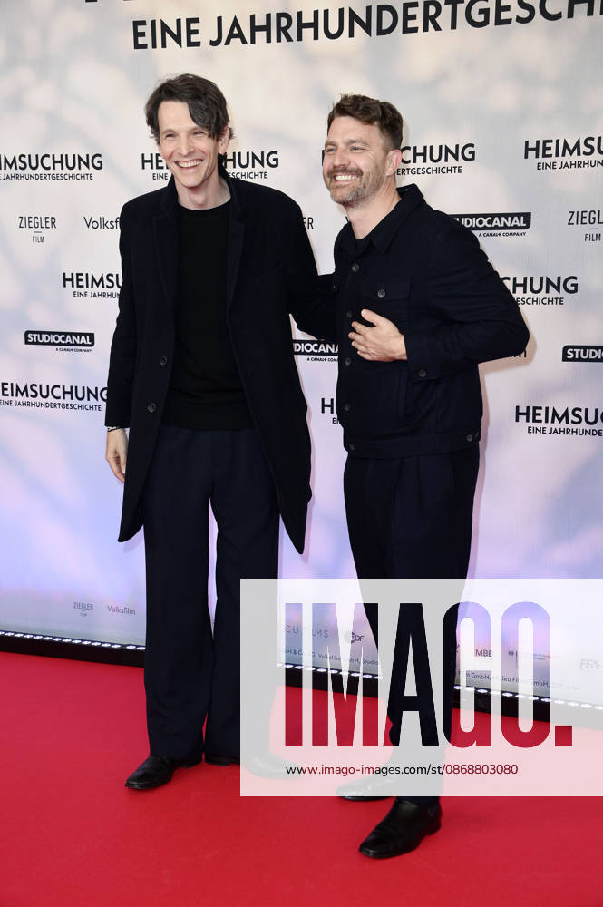 Sabin Tambrea and Friedrich Mücke at the premiere of the film *Heimsuchung* at Kino International in Berlin, October 6, 2026 Foto:xN.xKubelkax xFuturexImagex heimsuchung_6019