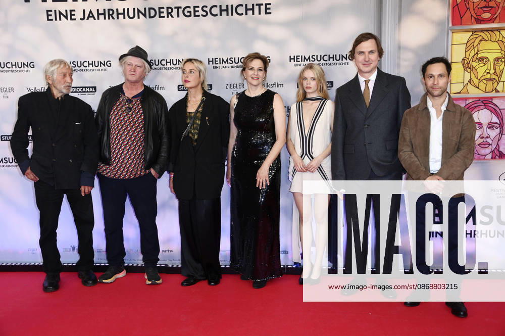 Wigand Witting, Detlev Buck, Susanne Wolff, Martina Gedeck, Maria Matschke Engel, Lars Eidinger, and Ludwig Trepte at the premiere of the film *Heimsuchung* at Kino International in Berlin, October 6, 2026 Foto:xN.xKubelkax xFuturexImagex heimsuchung_6034