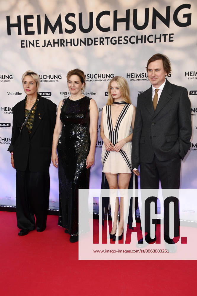 Susanne Wolff, Martina Gedeck, Maria Matschke Engel, and Lars Eidinger at the premiere of the film *Heimsuchung* at Kino International in Berlin, October 6, 2026 Foto:xN.xKubelkax xFuturexImagex heimsuchung_6039