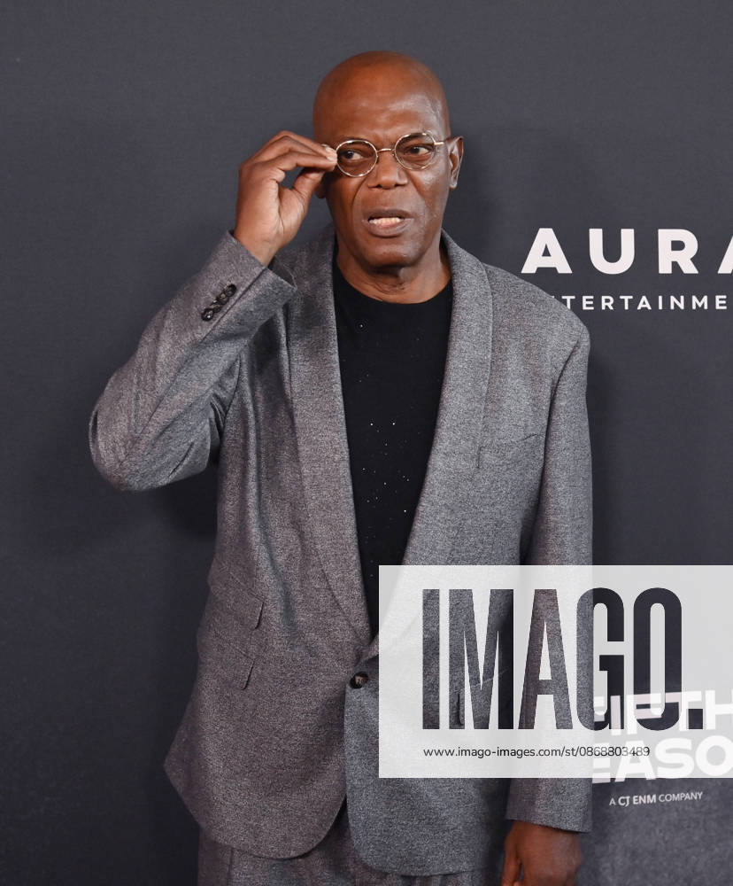 Cast member Samuel L. Jackson attends the premiere of the motion picture thriller The Beast at the Academy museum of Motion Pictures in Los Angeles on Tuesday, October 10, 2026. Storyline: When a militia of unidentified hostiles coordinates a coup against the U.S., the president uncovers the extent of The Beast s highly classified offensive capabilities in order to save his life and America. LAP20261006839 JIMxRUYMEN