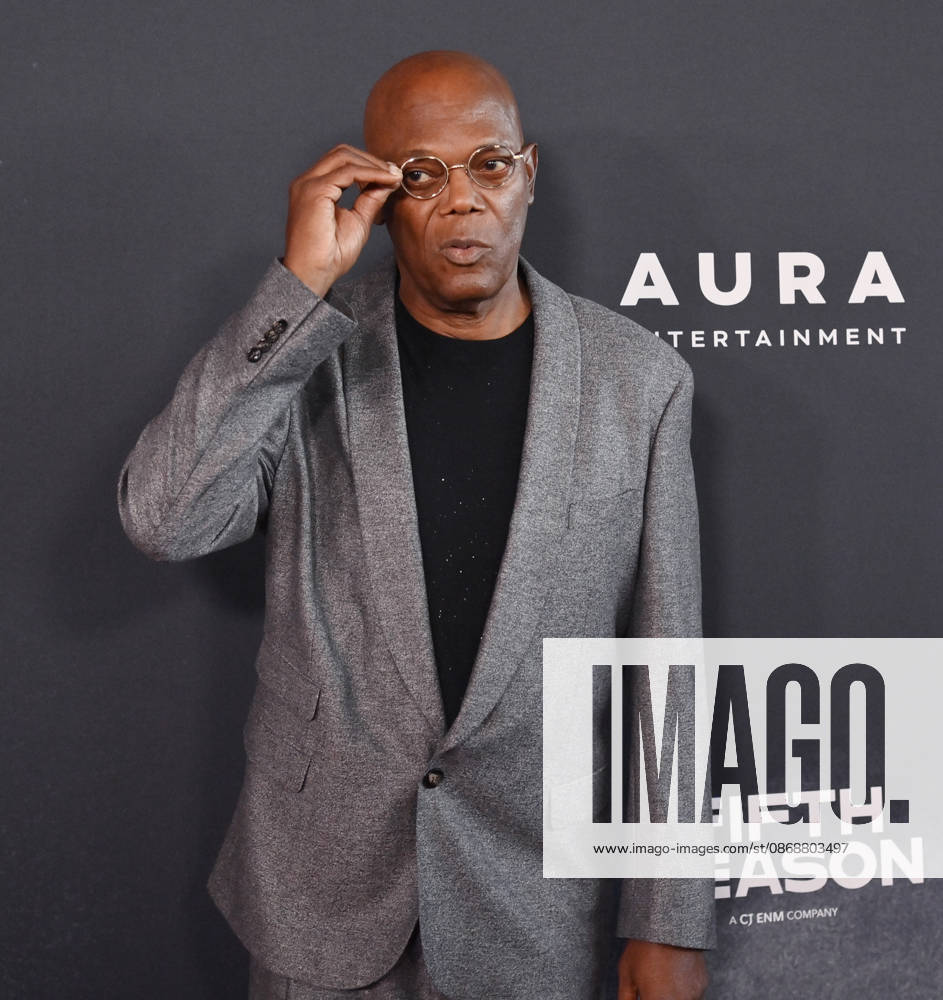 Cast member Samuel L. Jackson attends the premiere of the motion picture thriller The Beast at the Academy museum of Motion Pictures in Los Angeles on Tuesday, October 10, 2026. Storyline: When a militia of unidentified hostiles coordinates a coup against the U.S., the president uncovers the extent of The Beast s highly classified offensive capabilities in order to save his life and America. LAP20261006841 JIMxRUYMEN