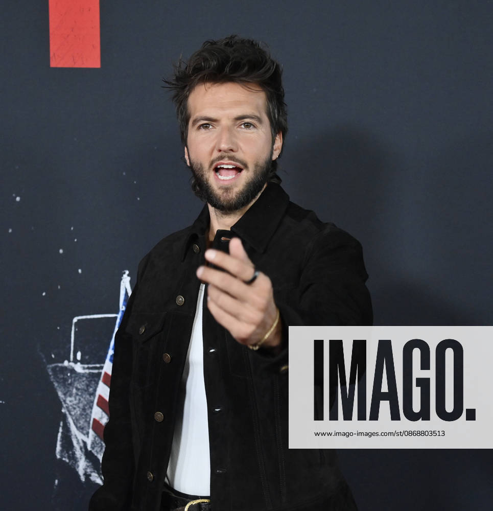 Cast member Guy Burnet attends the premiere of the motion picture thriller The Beast at the Academy museum of Motion Pictures in Los Angeles on Tuesday, October 10, 2026. Storyline: When a militia of unidentified hostiles coordinates a coup against the U.S., the president uncovers the extent of The Beast s highly classified offensive capabilities in order to save his life and America. LAP2026100684 JIMxRUYMEN