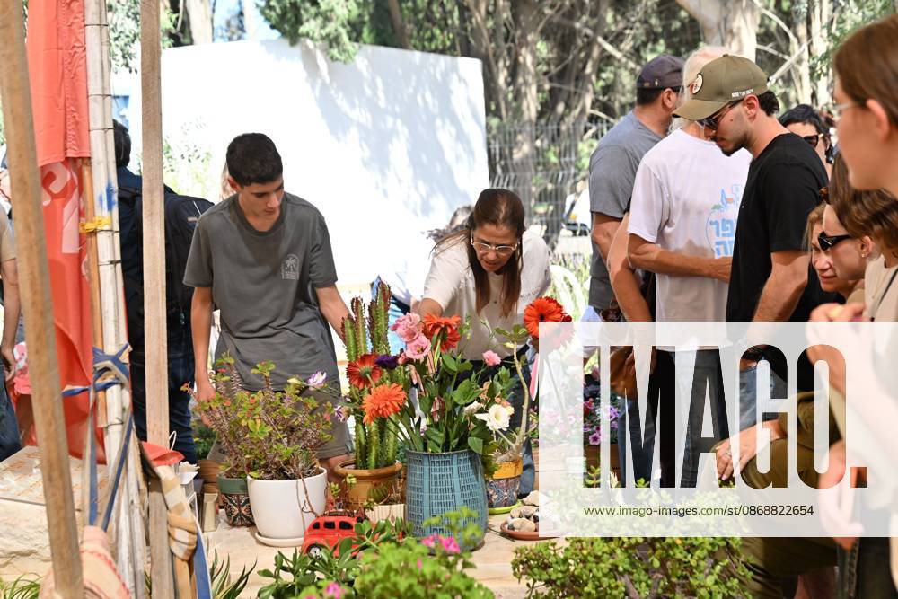 KFAR AZA, ISRAEL, OCTOBER 7, 2026: Residents and families gather for a memorial ceremony at Kibbutz Kfar Aza at 6:29 a.m., marking three years since the Hamas-led attack on southern Israel on October 7, 2023. Kfar Aza, a community near the Gaza border, was among the Israeli communities hardest hit during the assault. The ceremony began at the time the attack started three years earlier as communities across southern Israel held commemorations for the victims. Photo JNA Press. Kfar Aza Israel - ZUMAq101 20261007_zna_q101_027