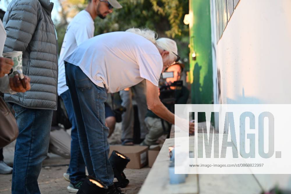 KFAR AZA, ISRAEL, OCTOBER 7, 2026: Residents and families gather for a memorial ceremony at Kibbutz Kfar Aza at 6:29 a.m., marking three years since the Hamas-led attack on southern Israel on October 7, 2023. Kfar Aza, a community near the Gaza border, was among the Israeli communities hardest hit during the assault. The ceremony began at the time the attack started three years earlier as communities across southern Israel held commemorations for the victims. Photo JNA Press. Kfar Aza Israel - ZUMAq101 20261007_zna_q101_061