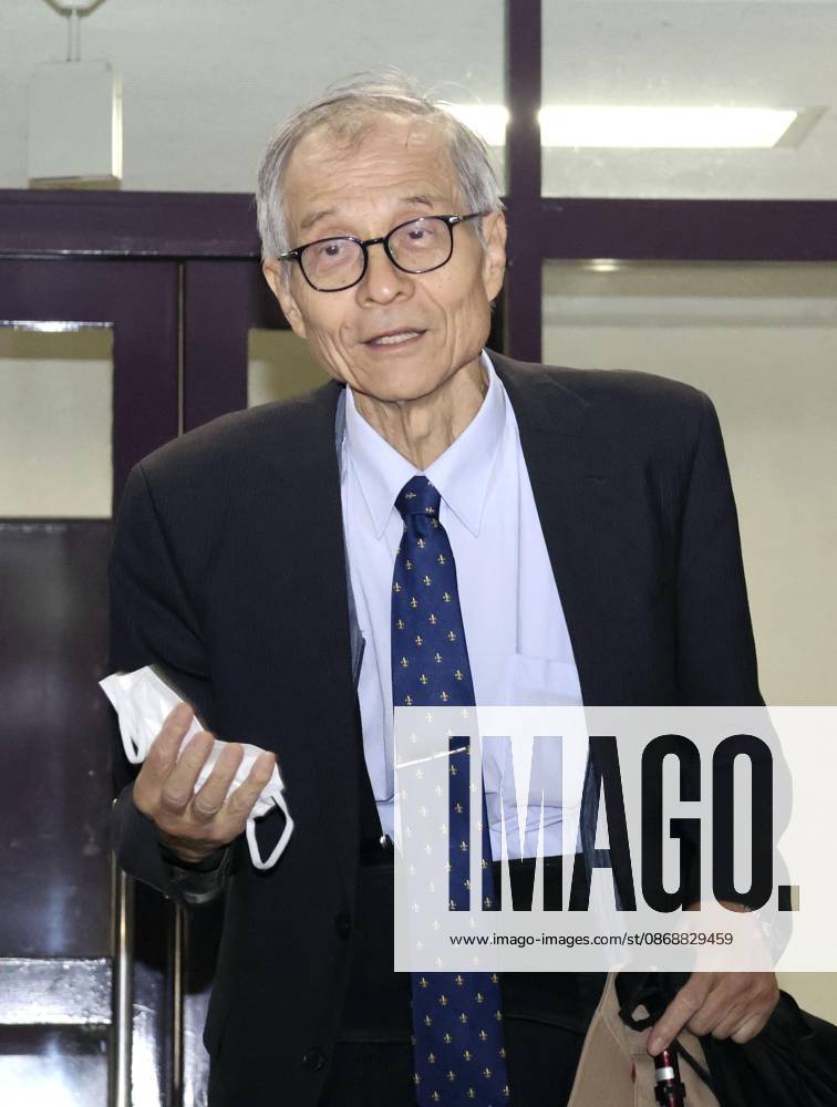 Nobel chemistry prize co-winner Soai Kenso Soai, a professor emeritus at the Tokyo University of Science, speaks to journalists in front of his home in Shiki in Saitama Prefecture, eastern Japan, on Oct. 7, 2026, after receiving the 2026 Nobel Prize in Chemistry. Soai and French researcher Henri Kagan shared the prize for the discovery of non-linear effects and autocatalysis in asymmetric organic synthesis, the Royal Swedish Academy of Sciences said in Stockholm earlier in the day. A14AA0005630360P