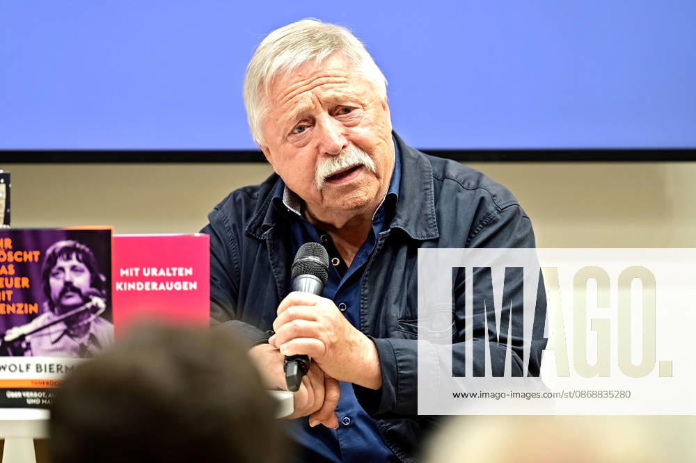 Frankfurt Book Fair 2026: Singer-songwriter and poet Wolf Biermann on October 7, 2026, at the Frankfurt Book Fair 20261007MWI151867