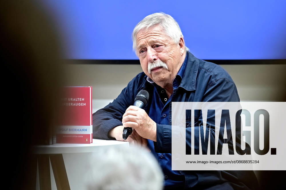 Frankfurt Book Fair 2026: Singer-songwriter and poet Wolf Biermann on October 7, 2026, at the Frankfurt Book Fair 20261007MWI151875