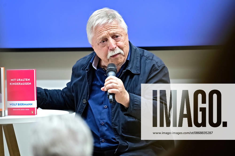 Frankfurt Book Fair 2026: Singer-songwriter and poet Wolf Biermann on October 7, 2026, at the Frankfurt Book Fair 20261007MWI151880