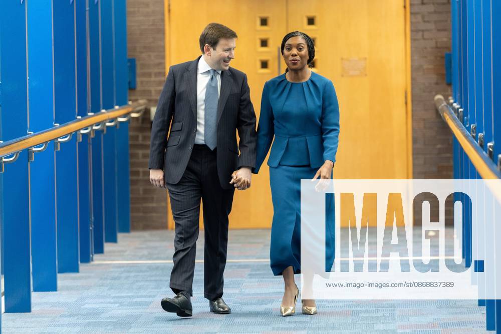 Conservative party leader Kemi Badenoch and her husband Hamish Badenoch (left), arrive ahead of her keynote speech on the final day of the Conservative Party Conference at the International Convention Centre in Birmingham.The Conservative Party leader, Kemi Badenoch s gives her keynote speech at the International Convention Centre on the final day (day four) of the Conservative Party Conference at the International Convention Centre in Birmingham. The Conservative Party opened its annual conference under the slogan Stronger economy, stronger countryâ Birmingham United Kingdom - ZUMAs197 20261007_aaa_s197_039