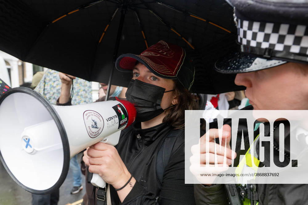 Pro-Palestinian protesters march In London LONDON, UNITED KINGDOM - OCTOBER 7: Pro-Palestinian demonstrators and students take part in a protest on the third anniversary of the October 7, 2023 attacks on Gaza in London, United Kingdom, on October 7, 2026. Protestors called for an end to Israeli military operations in Gaza and expressed solidarity with the Palestinian people. Thomas Krych Anadolu London United Kingdom. Editorial use only. Please get in touch for any other usage.