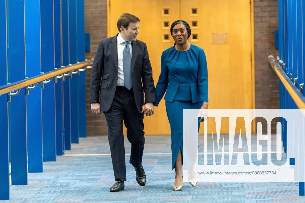 Conservative party leader Kemi Badenoch and her husband Hamish Badenoch (left), arrive ahead of her keynote speech on the final day of the Conservative Party Conference at the International Convention Centre in Birmingham.The Conservative Party leader, Kemi Badenoch s gives her keynote speech at the International Convention Centre on the final day (day four) of the Conservative Party Conference at the International Convention Centre in Birmingham. The Conservative Party opened its annual conference under the slogan Stronger economy, stronger countryÃ¢ Birmingham United Kingdom - ZUMAs197 20261007_aaa_s197_040