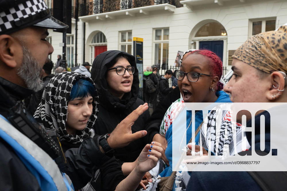 Pro-Palestinian protesters march In London LONDON, UNITED KINGDOM - OCTOBER 7: Pro-Palestinian demonstrators and students take part in a protest on the third anniversary of the October 7, 2023 attacks on Gaza in London, United Kingdom, on October 7, 2026. Protestors called for an end to Israeli military operations in Gaza and expressed solidarity with the Palestinian people. Thomas Krych Anadolu London United Kingdom. Editorial use only. Please get in touch for any other usage.