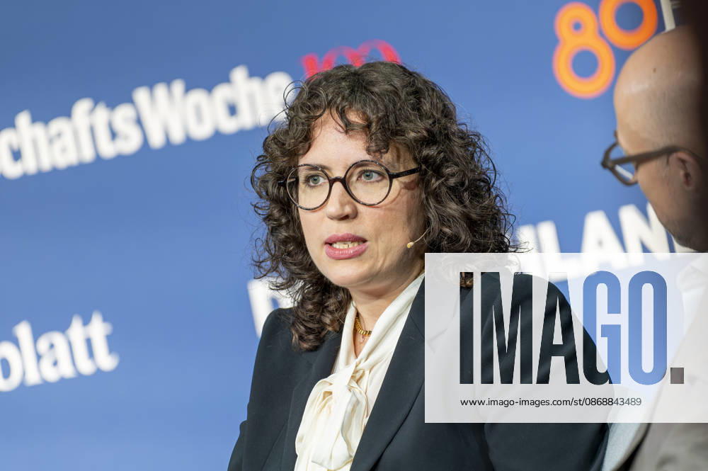Isabella Weber, EUR, Germany, Berlin, October 7, 2026 Isabella Weber, Associate Professor of Economics at the University of Massachusetts Amherst, at the anniversary event in Berlin celebrating 80 years of *Handelsblatt* and 100 years of *WirtschaftsWoche*