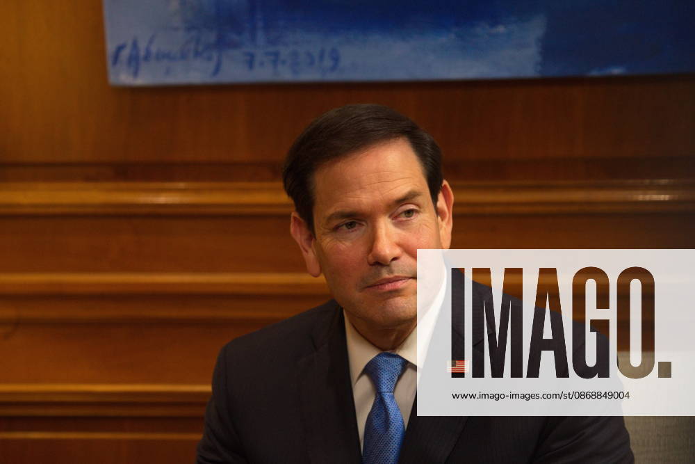 U.S. Secretary of State Marco Rubio meets with Greek Prime Minister Kyriakos Mitsotakis at the Maximos Mansion in Athens on Wednesday, October 7, 2026, during Rubioâ€⠢s official visit to Greece for the sixth Greeceâ€U.S. Strategic Dialogue. The meeting focuses on bilateral relations, defense and regional security, energy cooperation and wider developments in the Eastern Mediterranean. Athens Greece - ZUMAv62_ 20261007_zaf_v62_009