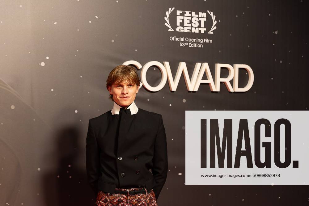Actor Emmanuel Macchia pictured during the opening of Gent International Film Festival, with the opening film Coward by Gent director Dhont on Wednesday 7 October 2026. The 53rd edition of Film Fest Gent takes place from 07 to 18 October. Coward is Dhont s third feature film and this is the third time a film by Dhont has opened the festival. This previously happened with Girl in 2018 and Close in 2022. JAMES ARTHUR PHOTOGRAPHY JAMESxARTHURxGEKIERE 189086685