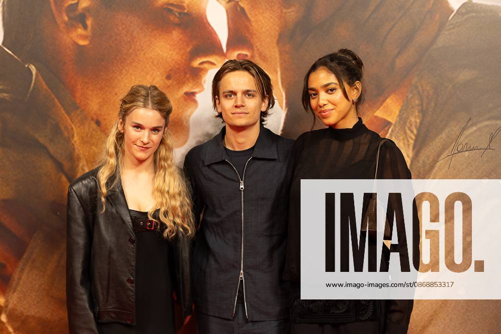 Actress And Singer Pommelien Thijs and Actor Kes Bakker and Actress Ayana Doucourà pictured during the opening of Gent International Film Festival, with the opening film Coward by Gent director Dhont on Wednesday 7 October 2026. The 53rd edition of Film Fest Gent takes place from 07 to 18 October. Coward is Dhont s third feature film and this is the third time a film by Dhont has opened the festival. This previously happened with Girl in 2018 and Close in 2022. JAMES ARTHUR PHOTOGRAPHY JAMESxARTHURxGEKIERE 189086557