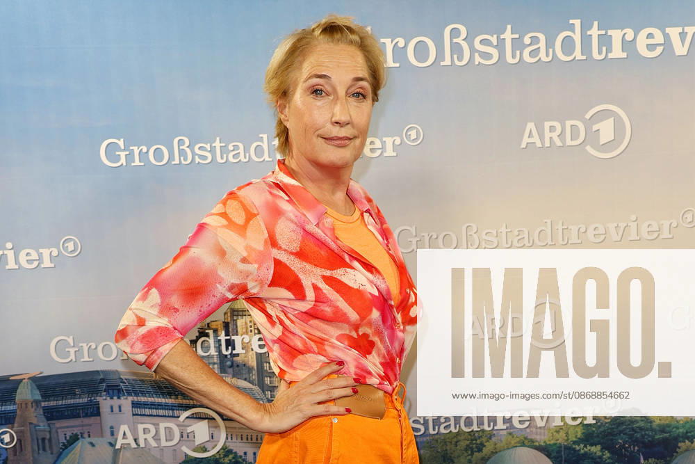 Saskia Fischer at the *Großstadtrevier* ARD Series 40th Anniversary Photo Call on October 7, 2026, at the Astor Film Lounge in Hamburg. Saskia Fischer attends the photo call for the 40th anniversary of the series *Großstadtrevier* on October 7, 2026 at the Astor Film Lounge in Hamburg, Germany. 40th Anniversary of *Großstadtrevier* (ARD) in Hamburg