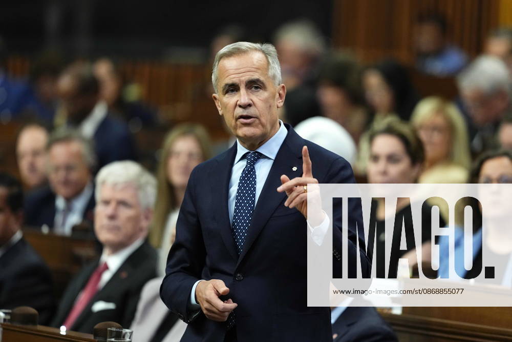 Ottawa, On, CAN: Prime Minister Mark Carney rises during Question Period in the House of Commons on Parliament Hill in Ottawa on Wednesday, Oct. 7, 2026. Ottawa CAN - ZUMAc35_ 20261007_zaf_c35_042