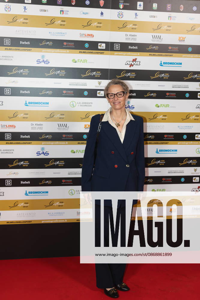 IPA89410577 - Federica Picchi on the red carpet at the Gentleman Fair Play Award, October 7, 2026 _ Scuola Teulie, Milan, during the 2026 Gentleman Fair Play Award, News in Milan, Italy