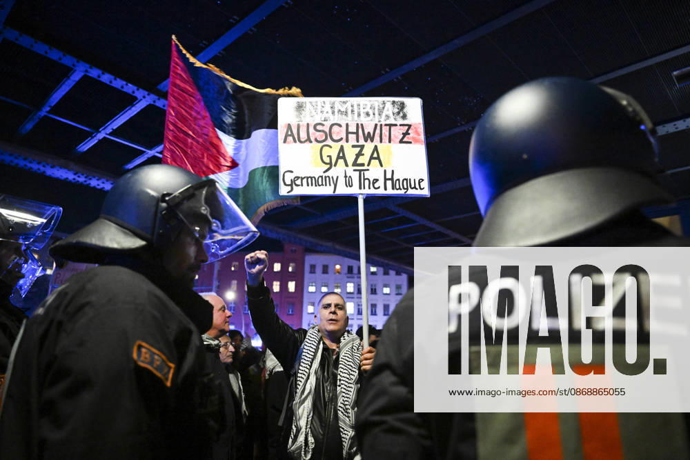 Police in Berlin intervened in demonstrations in support of Palestinians BERLIN, GERMANY - OCTOBER 7: German police intervene a pro-Palestinian demonstration in Berlin, Germany on October 7, 2026. More than a thousand demonstrators gathered at Oranien Square to protest Israeli attack on Gaza and marched toward Hermann Square before police broke up the rally near the Kottbusser Tor subway station, detaining numerous participants. Halil Sagirkaya Anadolu Berlin Germany. Editorial use only. Please get in touch for any other usage.