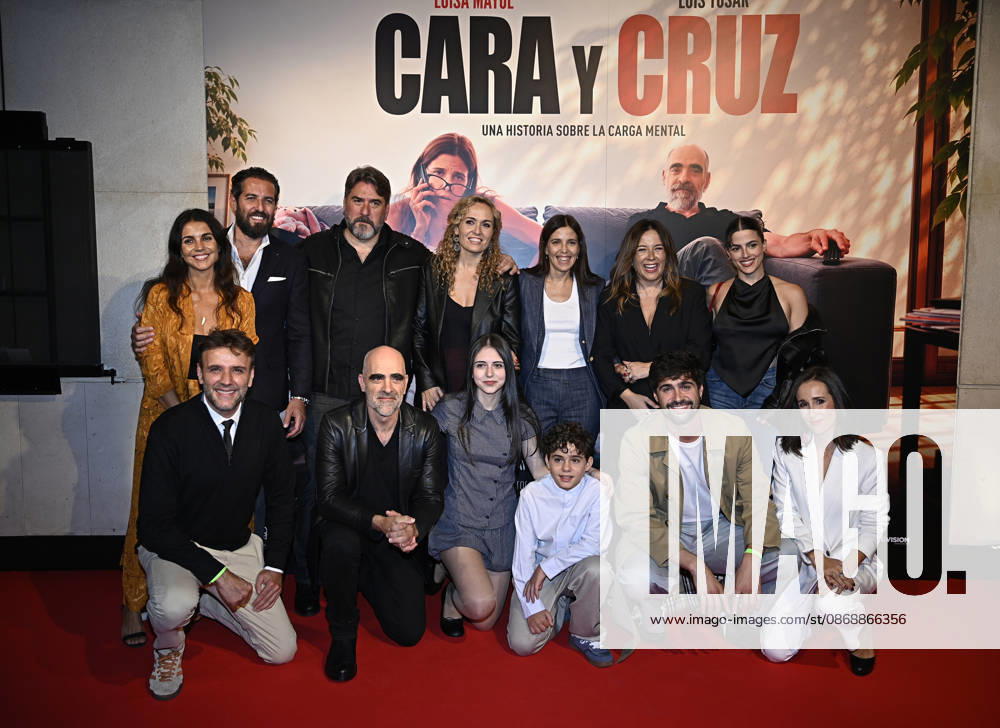 Premiere of the new short film *Cara y Cruz* The cast at the premiere of the new short film *Cara y Cruz*, on October 7, 2026, in Madrid, Spain. *Cara y Cruz* addresses the issue of mental load by telling a fictional story about the division of daily tasks between a couple. FILM PREMIERE SHORT FILM Madrid Madrid, Spain