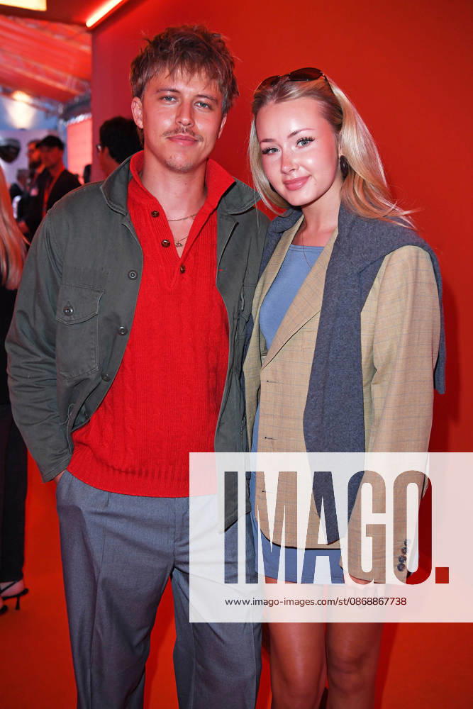 Levin Hotho with his girlfriend Lili Hamann at the ABOUT YOU OPERA FASHION SHOW at the Admiralspalast in Berlin on October 7, 2026