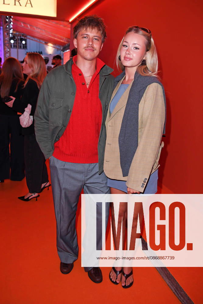 Levin Hotho with his girlfriend Lili Hamann at the ABOUT YOU OPERA FASHION SHOW at the Admiralspalast in Berlin on October 7, 2026