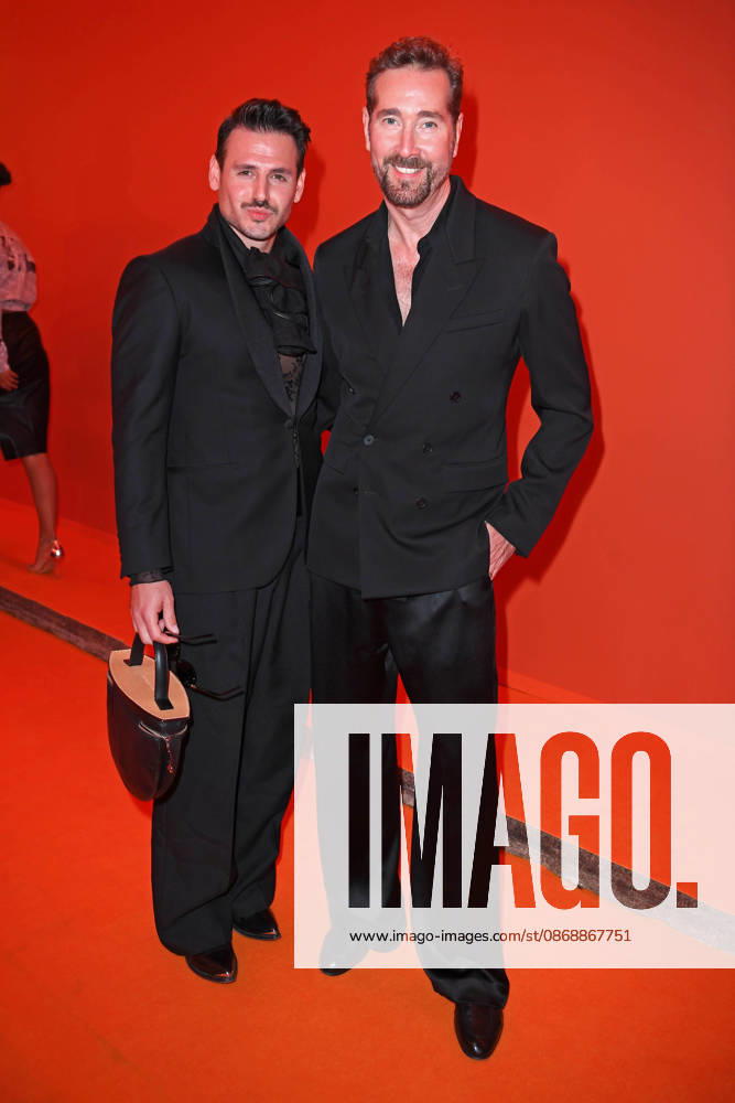 Jörg Oppermann with her husband Timothy Oppermann at the ABOUT YOU OPERA FASHION SHOW at the Admiralspalast in Berlin on October 7, 2026