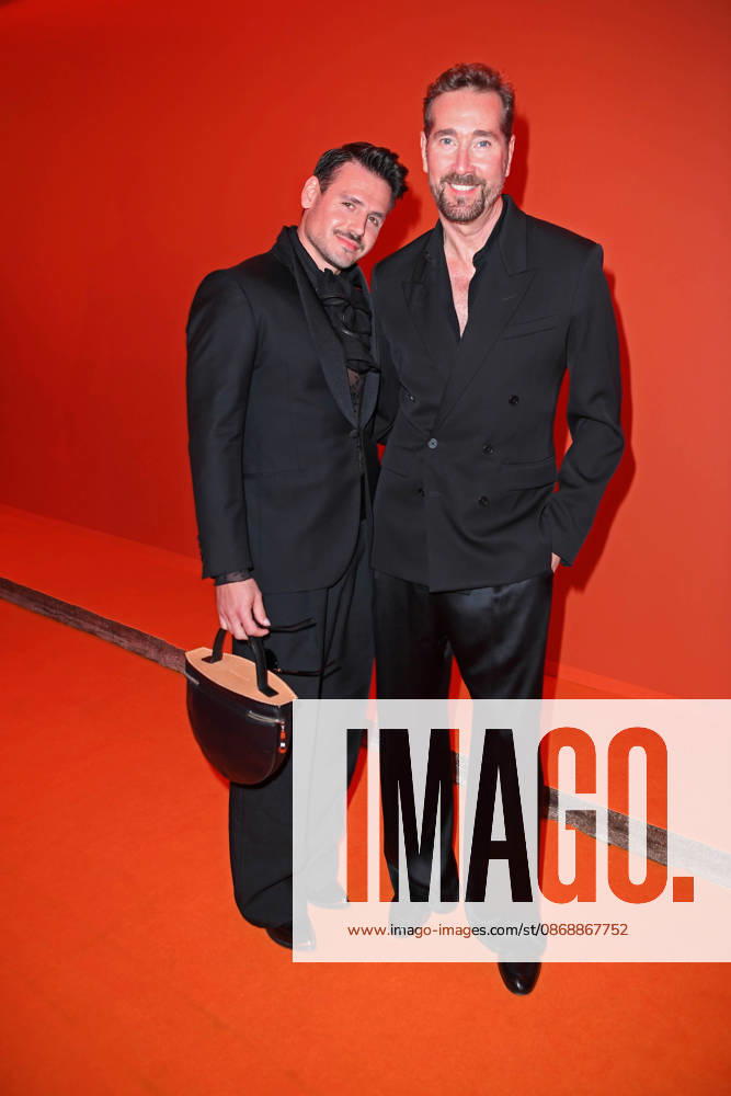 Jörg Oppermann with her husband Timothy Oppermann at the ABOUT YOU OPERA FASHION SHOW at the Admiralspalast in Berlin on October 7, 2026