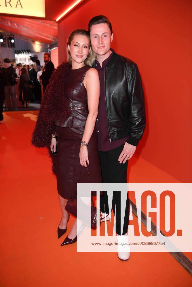 Lisa Walser with her husband Henry Walser, aka The Walsers, at the ABOUT YOU OPERA FASHION SHOW at the Admiralspalast in Berlin on October 7, 2026
