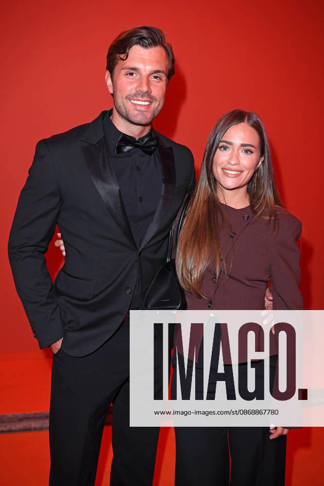 Tim Reitz with his girlfriend Vivien Grabarits at the ABOUT YOU OPERA FASHION SHOW at the Admiralspalast in Berlin on October 7, 2026