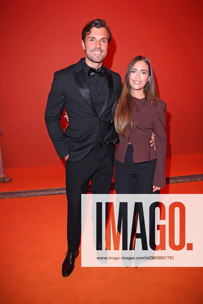 Tim Reitz with his girlfriend Vivien Grabarits at the ABOUT YOU OPERA FASHION SHOW at the Admiralspalast in Berlin on October 7, 2026