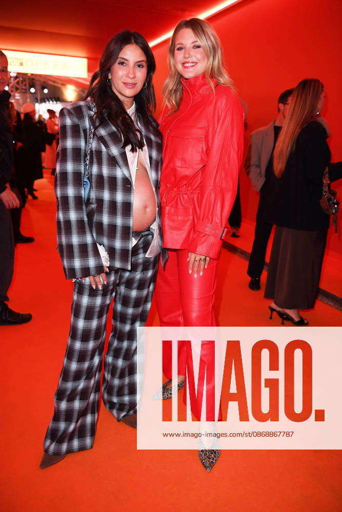 Chryssanthi Kavazi and Josefin Bressel at the ABOUT YOU OPERA FASHION SHOW at the Admiralspalast in Berlin on October 7, 2026