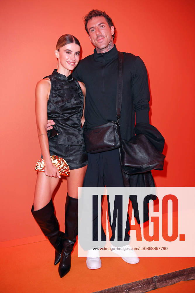 Romina Palm with her boyfriend Christian Wolf at the ABOUT YOU OPERA FASHION SHOW at the Admiralspalast in Berlin on October 7, 2026