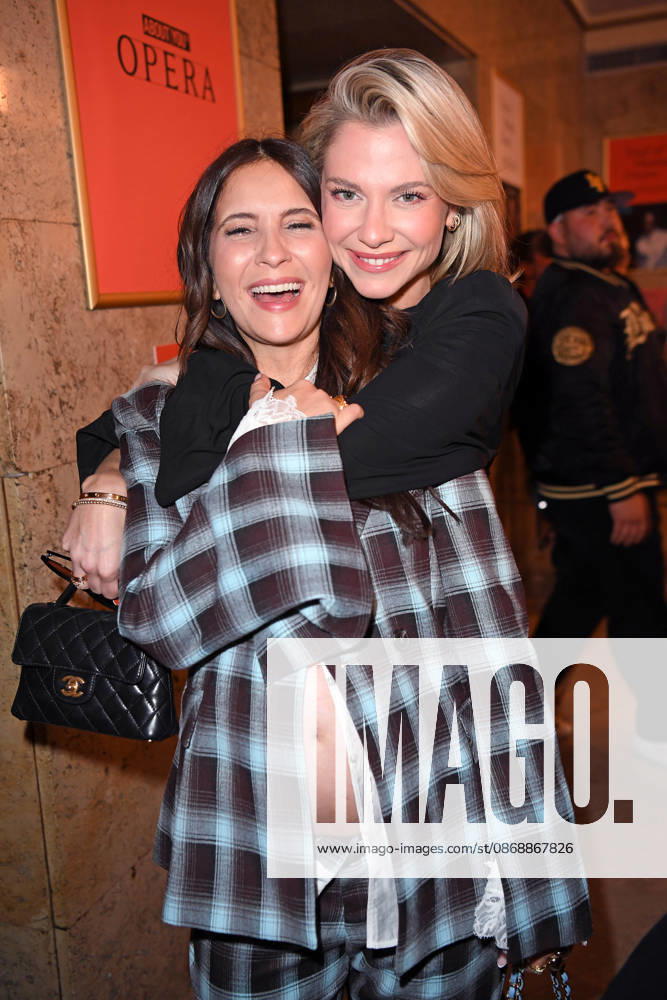 Chryssanthi Kavazi and Valentina Pahde at the ABOUT YOU OPERA FASHION SHOW at the Admiralspalast in Berlin on October 7, 2026