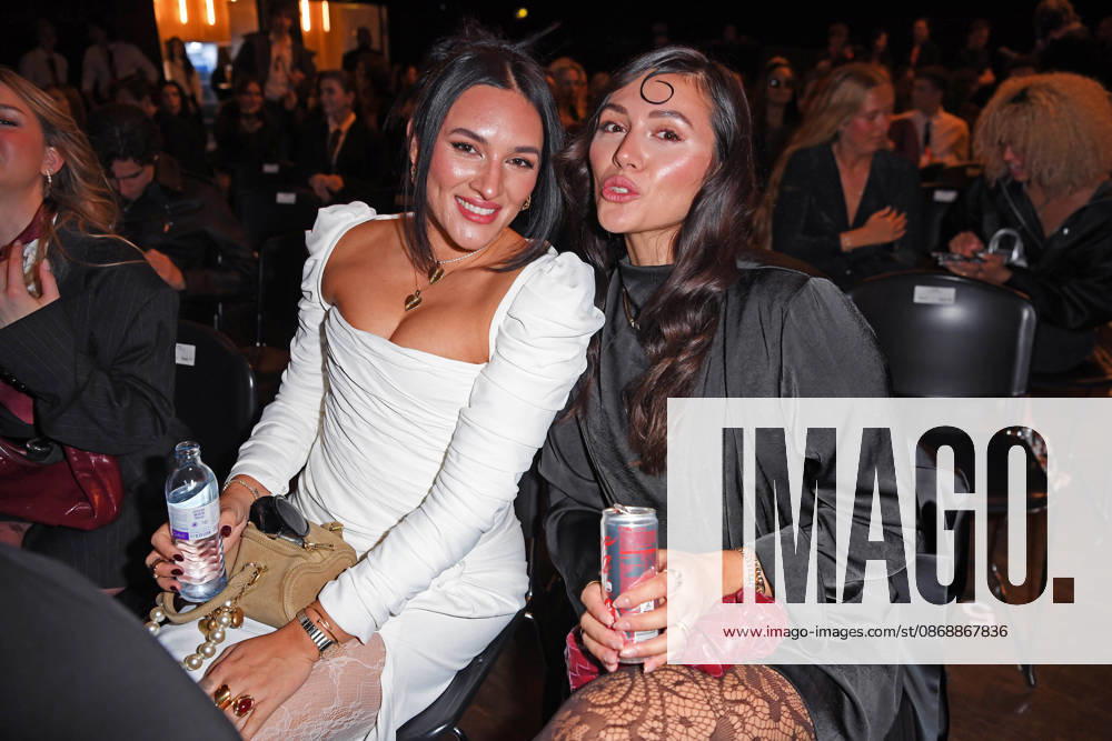 Anna Maria Damm with her sister Katharina Damm at the ABOUT YOU OPERA FASHION SHOW at the Admiralspalast in Berlin on October 7, 2026