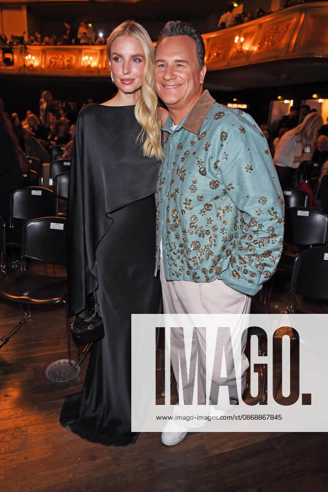 Leonie Hanne and Guido Maria Kretschmer at the ABOUT YOU OPERA FASHION SHOW at the Admiralspalast in Berlin on October 7, 2026