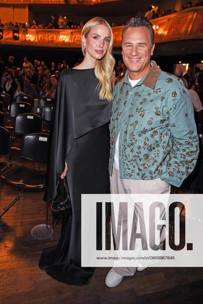 Leonie Hanne and Guido Maria Kretschmer at the ABOUT YOU OPERA FASHION SHOW at the Admiralspalast in Berlin on October 7, 2026