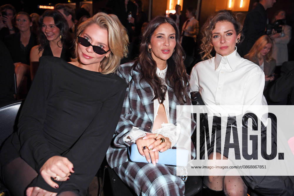 Valentina Pahde, Chryssanthi Kavazi, and Eva Padberg at the ABOUT YOU OPERA FASHION SHOW at the Admiralspalast in Berlin on October 7, 2026