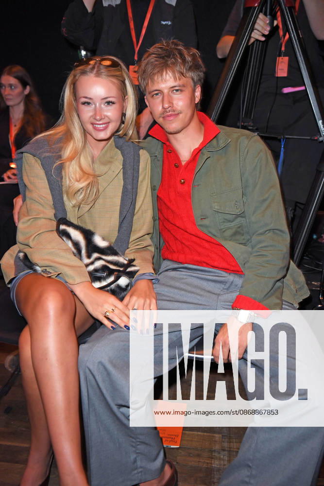 Levin Hotho with his girlfriend Lili Hamann at the ABOUT YOU OPERA FASHION SHOW at the Admiralspalast in Berlin on October 7, 2026