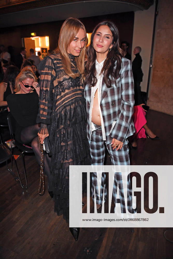 Annemarie Carpendale and Chryssanthi Kavazi at the ABOUT YOU OPERA FASHION SHOW at the Admiralspalast in Berlin on October 7, 2026