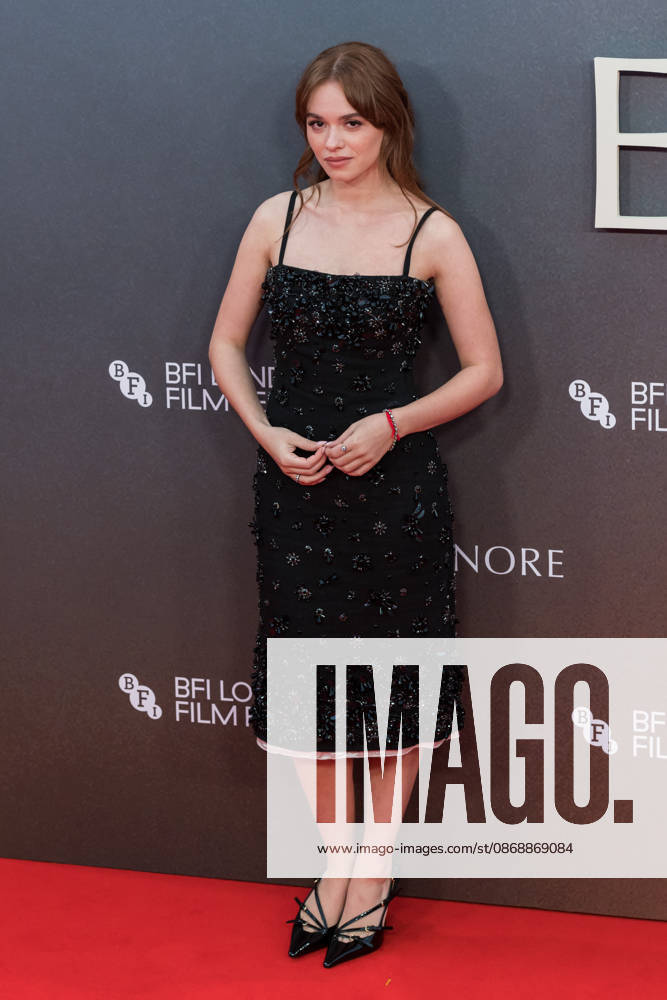Elsinore Opening Night Gala at BFI London Film Festival LONDON, UNITED KINGDOM - OCTOBER 07: Sadie Soverall attends the opening night gala of Elsinore during the 70th BFI London Film Festival at the Royal Festival Hall in London, United Kingdom on October 07, 2026. Wiktor Szymanowicz Anadolu London United Kingdom. Editorial use only. Please get in touch for any other usage.